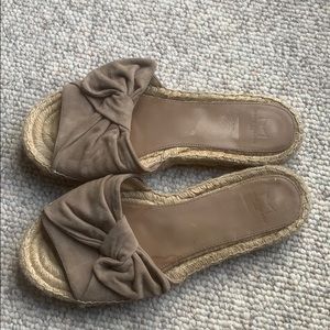 Marc Fischer espadrille slides